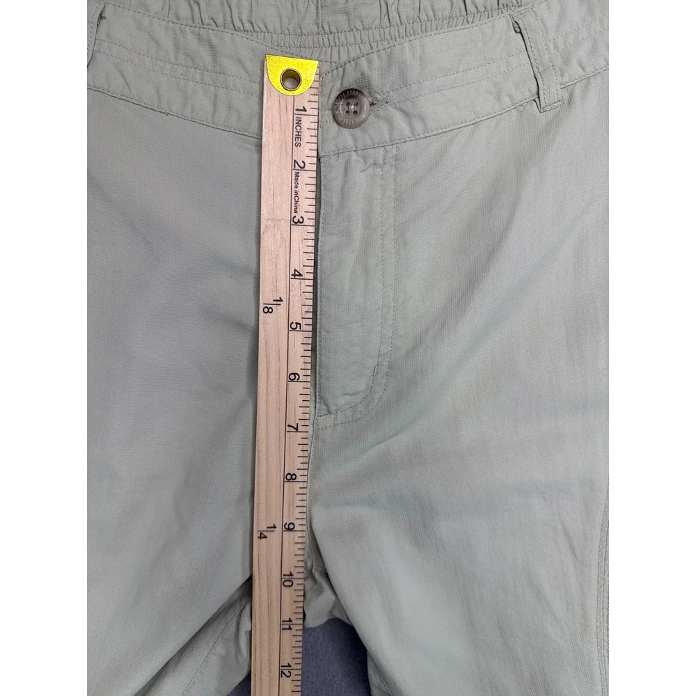 Columbia Pants Women 10 Sage Green‎ Hiking Cargo Outdoor Lightweight
